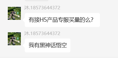 有H5产品专服买量么