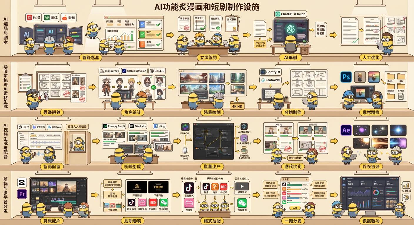 AI 漫剧和短剧制作设施