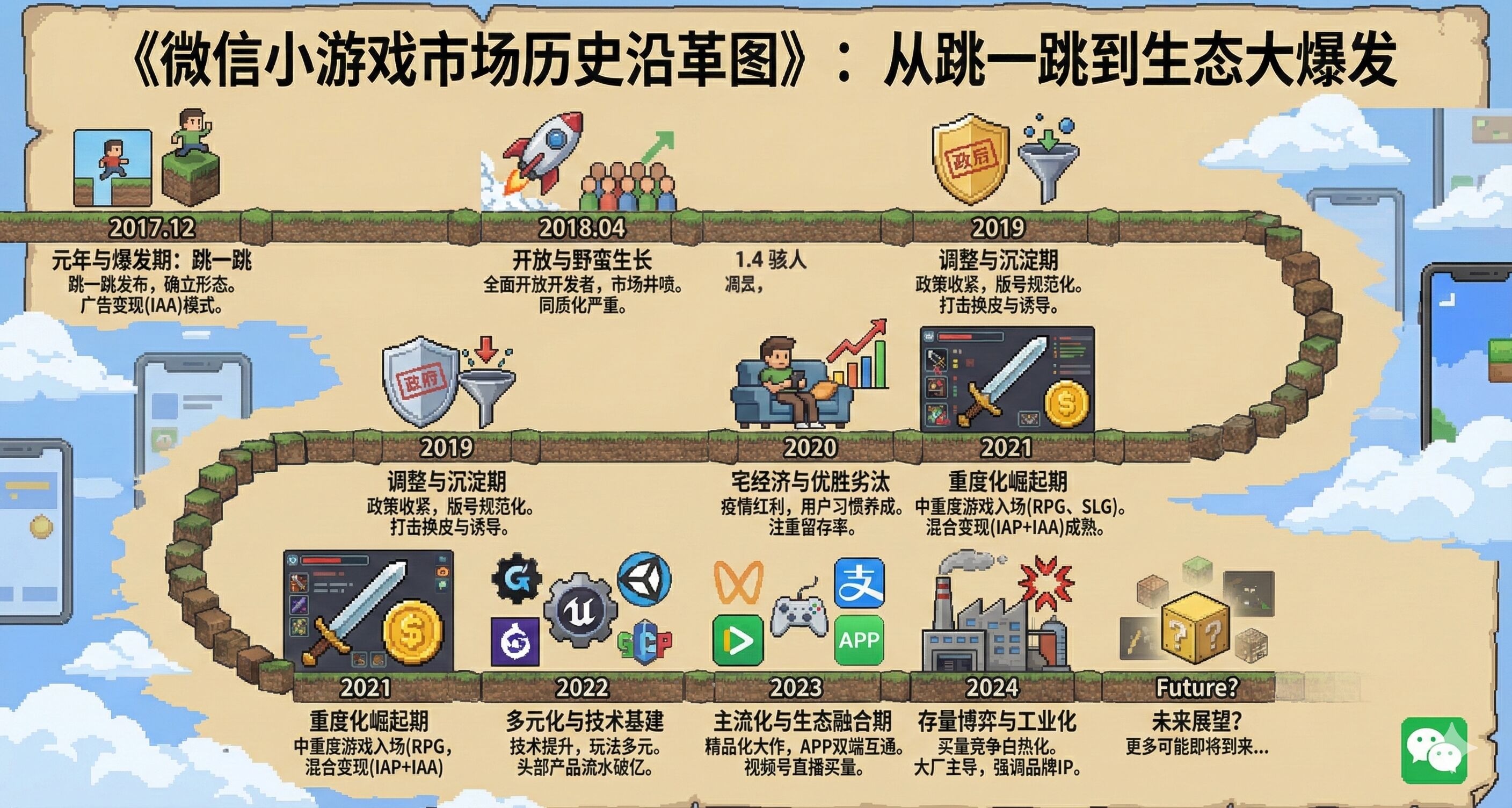 微信 小游戏历史沿革图